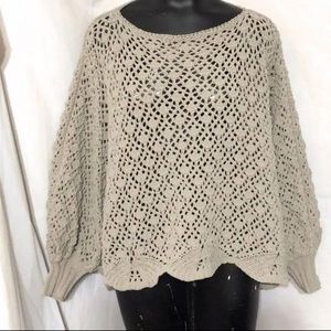 Jessica Simpson Boho Crotchet Sweater